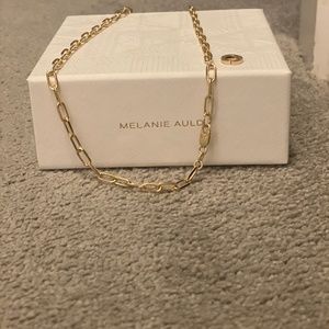 Melanie Auld 2 in 1 Thick Staple Chain & Mini round charm clasp